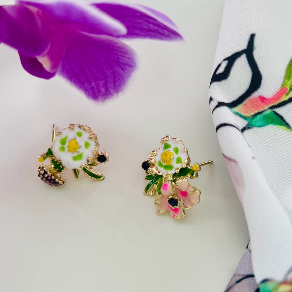 New Artistic Flower Earrings
